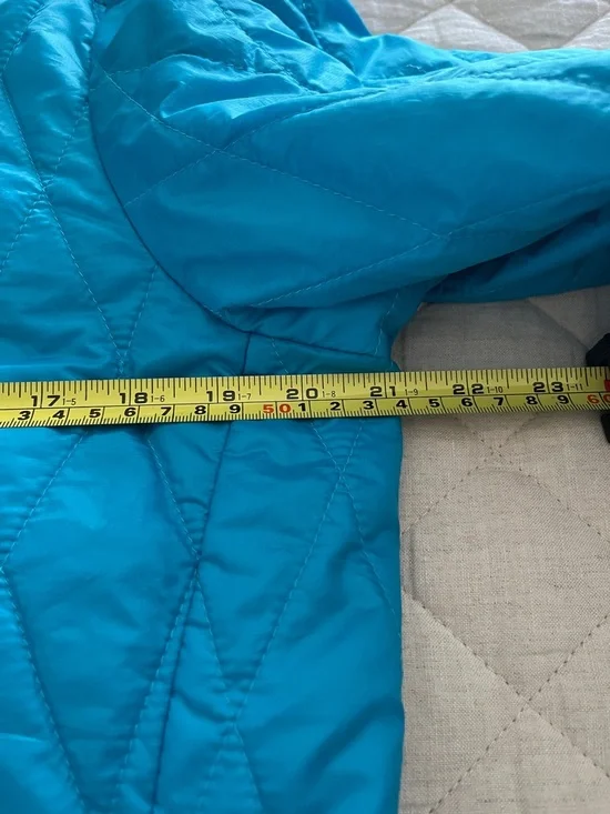 Patagonia Teal Quilted Half-Zip Pullover - Picture 4 of 6